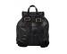 Smooth Buffalo Leather Nappa Leather Lady Backpack Double Pocket Bag